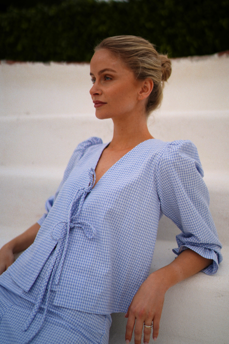 Pijama Jane Azul Largo