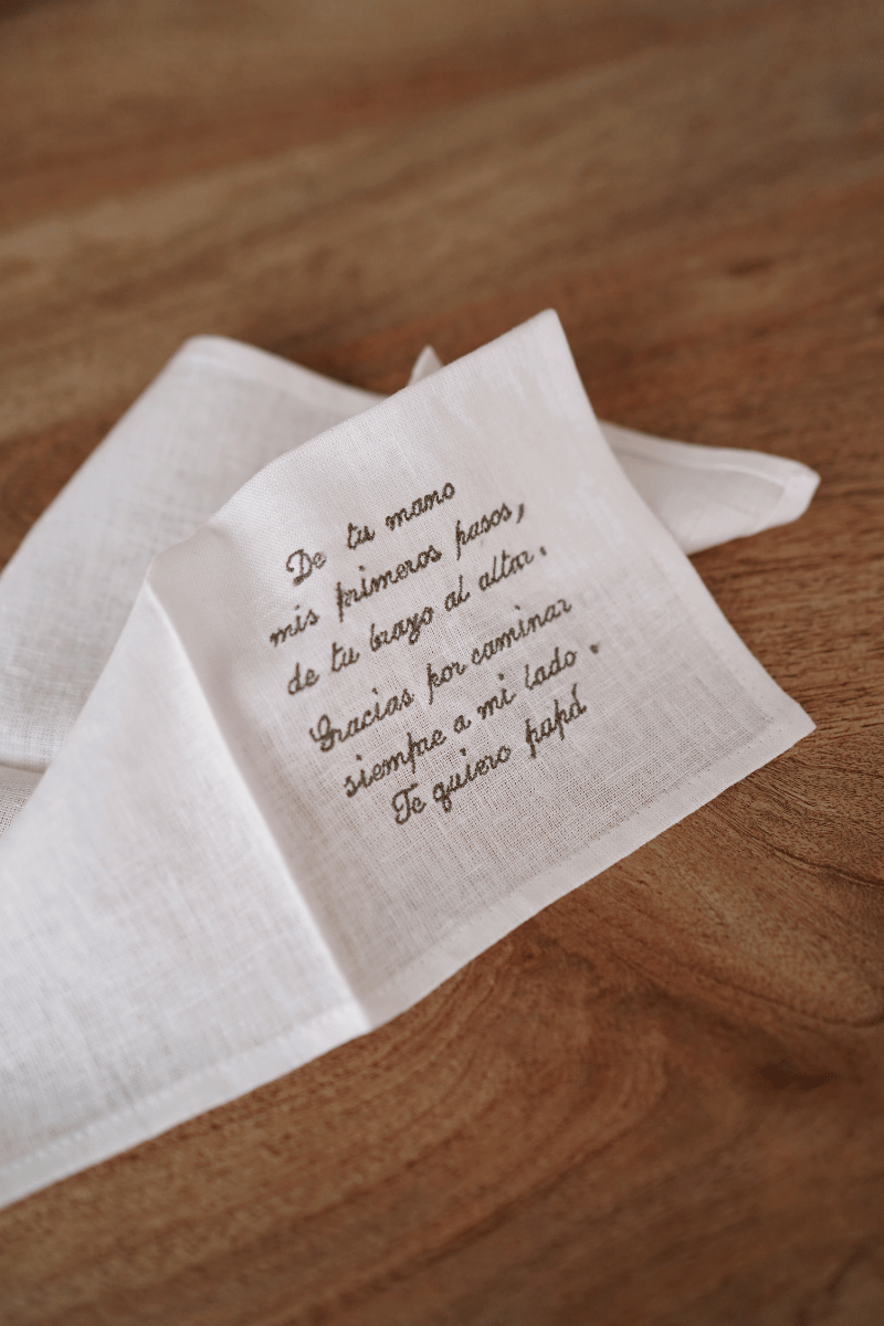 Pañuelo Bordado Papá