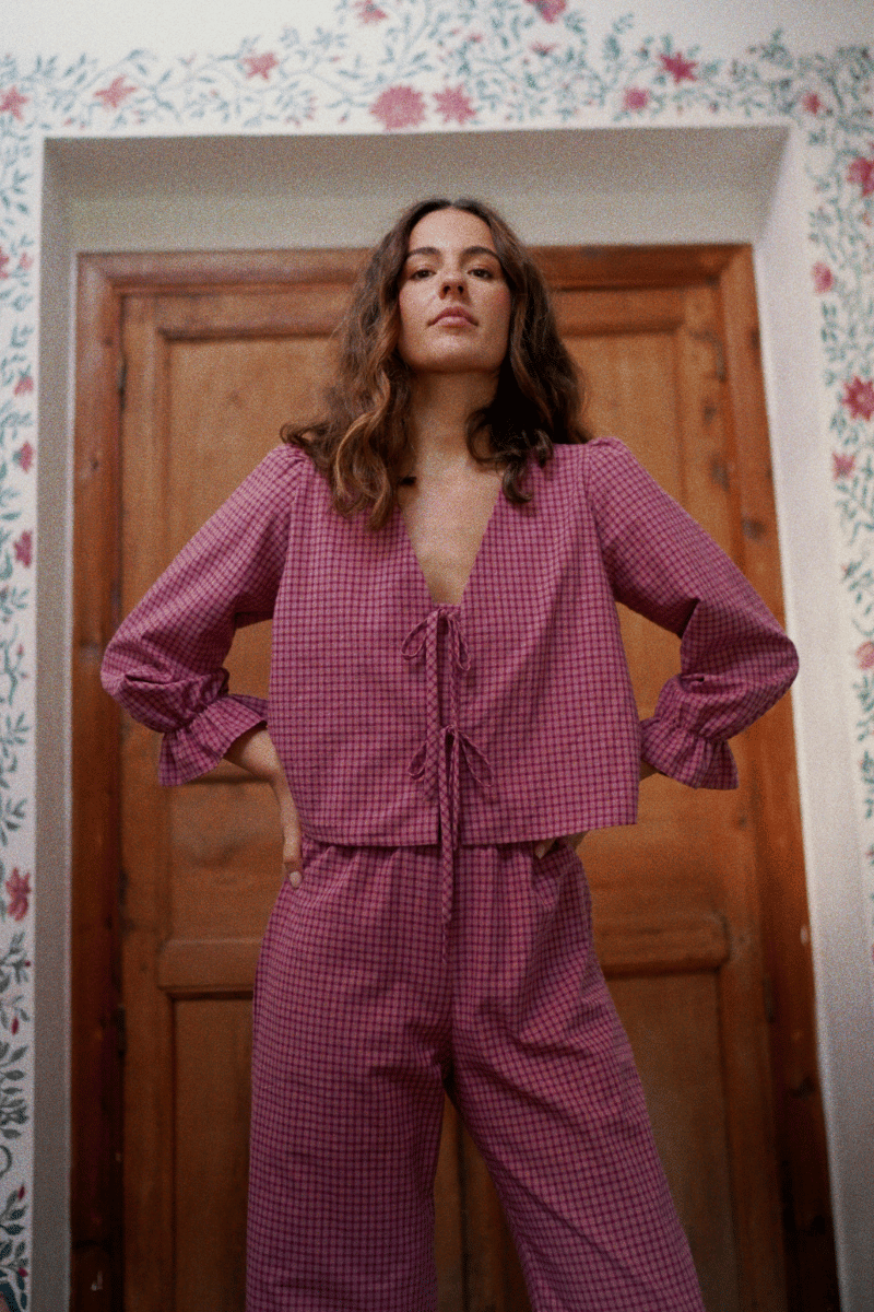 Pijama Jane Largo Malva