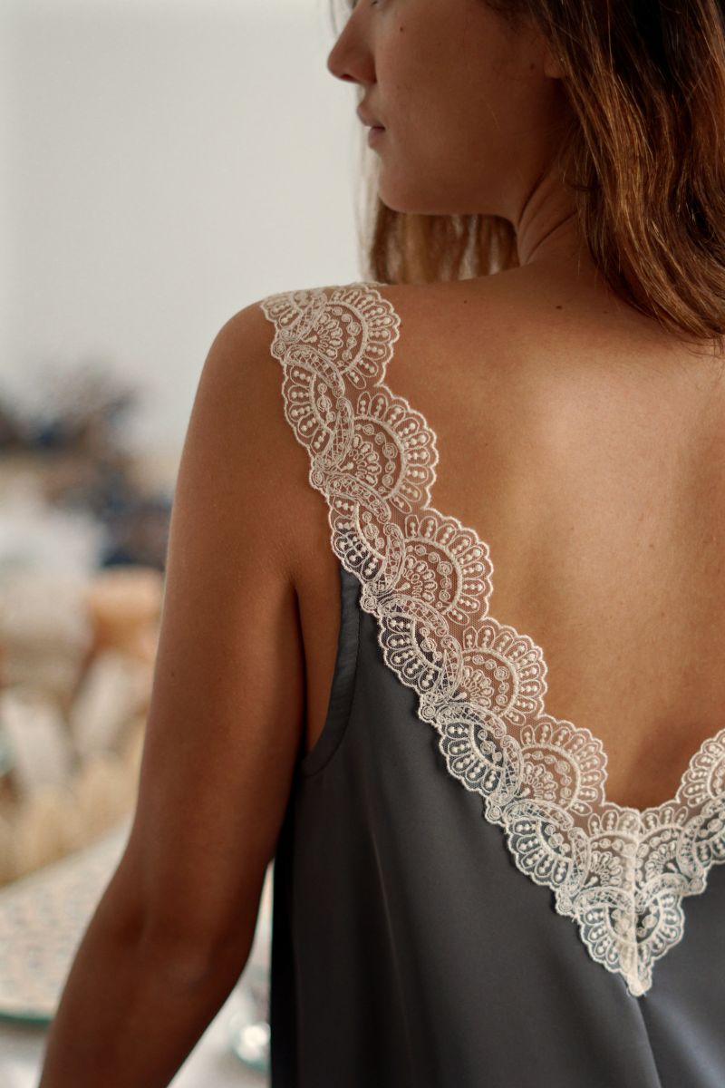 Camisón Christie Gris